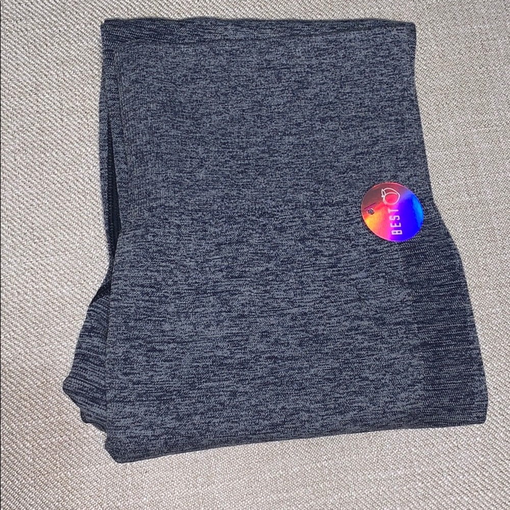 Victoria Secret PINK SEAMLESS GREY TIGHTS - SMALL